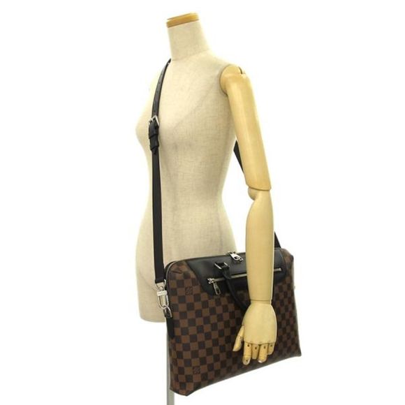 Louis Vuitton Damier Ebene Olaf GM NM Shoulder Bag - Picture 9 of 9